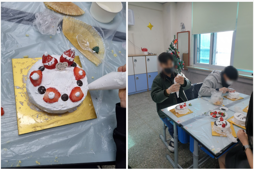 전동중학교 파티시에/생크림 케이크 만들기 학교방문체험, 진로체험학습 후기