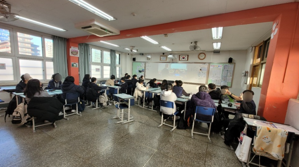 목동중학교 푸드 스타일리스트 단호박 떡 케이크 만들기 방문체험학습, 진로체험학습